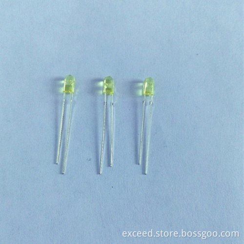3mm Diode Water Clear LED Lamp